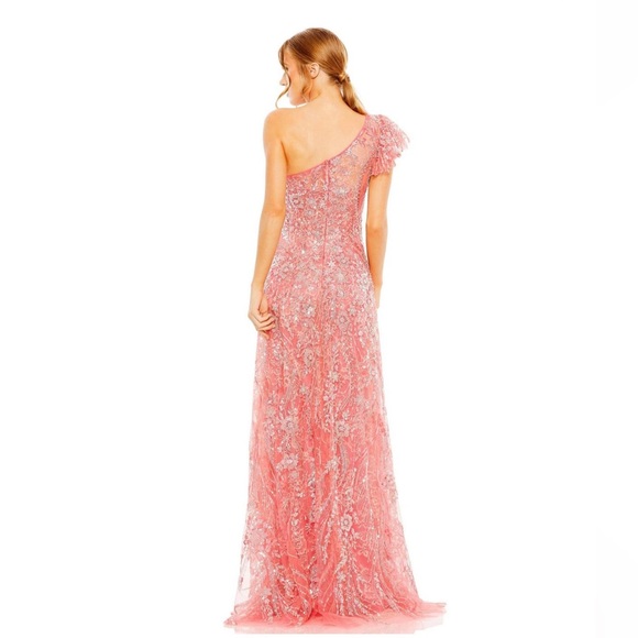 Mac Duggal One Shoulder Embellished gown - Prom - Picture 3 of 11